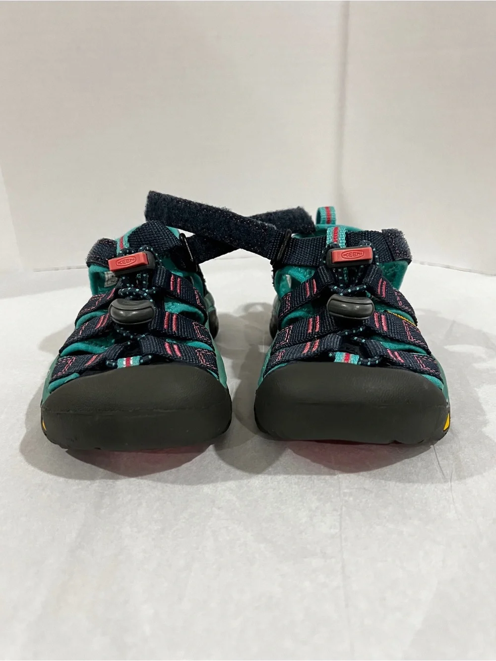 Keen Hiking Water Sandal Shoes Newport H2 Navy Teal Closed-Toe Sport Size 8 T